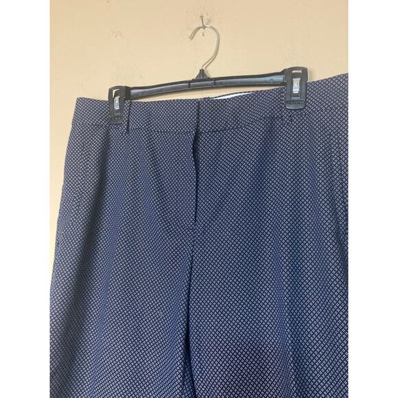 Talbots New Port Dress Pants Bluish Gray with Matrix Dot Pattern‎ Size 12 - Picture 8 of 8